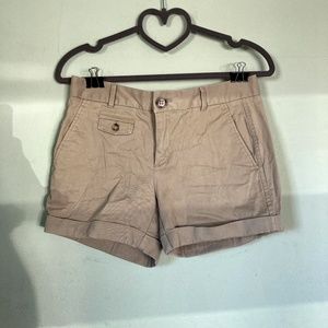Banana Republic City Chino shorts Size 4 petite